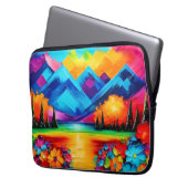 Dreamscape Horizon Malerei Laptopschutzhülle (Vorderseite Links)