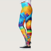 Dreamscape Horizon Malerei Leggings (Links)