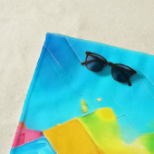 Dreamscape Horizon Malerei Strandtuch (Beispiel)