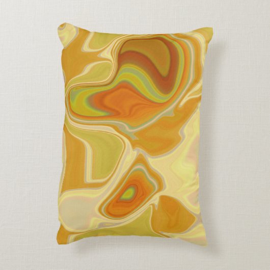 Dreamscape in Gold Dekokissen (Rückseite(Vertikal))