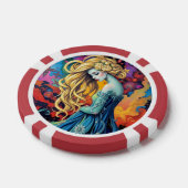 Dreamscape - lebendige surreale Porträtkunst Pokerchips (Einzeln)