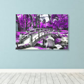 Dreamscape Lila Forest Leinwanddruck (Insitu (Holzboden))