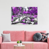 Dreamscape Lila Forest Leinwanddruck (Insitu (Wohnzimmer))