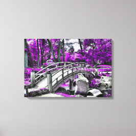 Dreamscape Lila Forest Leinwanddruck