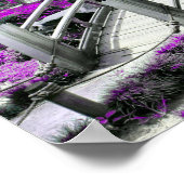 Dreamscape Lila Forest Poster (Ecke)