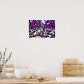 Dreamscape Lila Forest Poster (Küche)