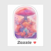 Dreamscape Mushroom Aufkleber (Blatt)