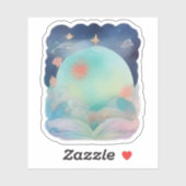 Dreamscape Open Book Universum Aufkleber (Blatt)