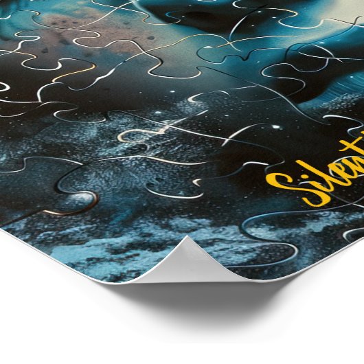Dreamscape Reflection Puzzle Poster (Ecke)