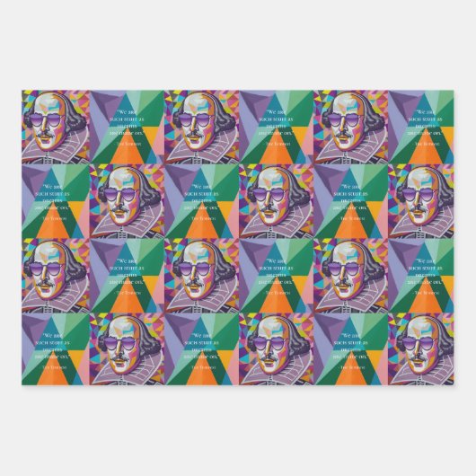 Dreamscape Shakespeare - Künstlerisches Umschlagpa Geschenkpapier Set (Vorderseite)