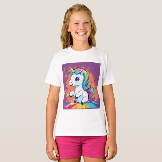 Dreamscape Unicorn T-Shirt (Vorne ganz)