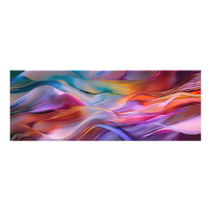 "Dreamscape Waves" Zeitgenössische Abstrakte Kunst Fotodruck