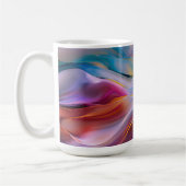 "Dreamscape Waves" Zeitgenössische Abstrakte Kunst Kaffeetasse (Links)