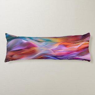 "Dreamscape Waves" Zeitgenössische Abstrakte Kunst Seitenschläferkissen