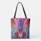 "Dreamscape Waves" Zeitgenössische Abstrakte Kunst Tasche (Rückseite)