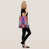 "Dreamscape Waves" Zeitgenössische Abstrakte Kunst Tasche (Am Model)