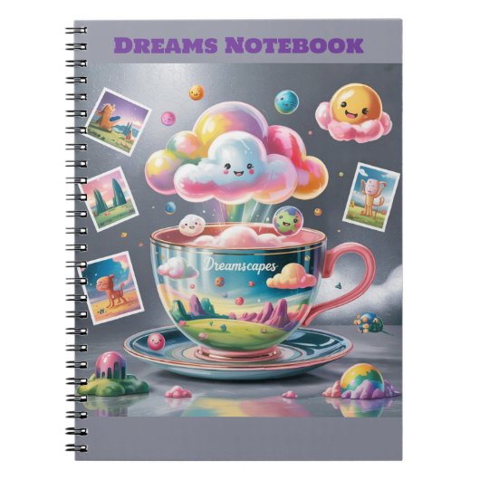 Dreamscapes Dreams Notebook Notizblock (Vorderseite)