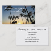 dreamscapes visitenkarte (Vorne/Hinten)