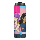 DreamsIntoRealityComics nur die 2 Cover Art von un Thermosbecher (Vorderseite)