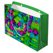 Dreamspill Große Geschenktüte (Rückseite Schrägansicht)