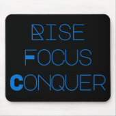 Dreamtech_Inc: Rise, Focus, Conquer Desk Mats Mousepad (Vorne)