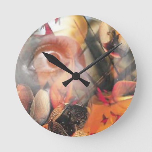Dreamtime Runde Wanduhr (Vorderseite)