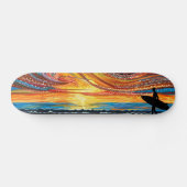 Dreamtime Surf - Limited Edition Aborigine Dot Ar Skateboard (Horizontal)