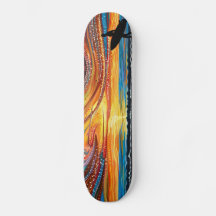 Dreamtime Surf - Limited Edition Aborigine Dot Ar