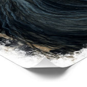 DreamWalker Gedicht Friesian Horse Poster von Bihr (Ecke)