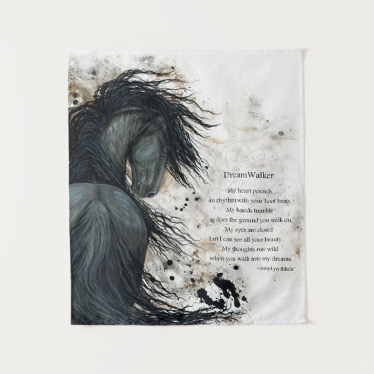 Dreamwalker Horse by Bihrle Wandteppich (Vorderseite)