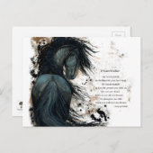 DreamWalker Horse Postkarte von Bihrle (Vorne/Hinten)