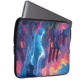 Dreamwave-Pagode am Meer Laptopschutzhülle (Vorne Rechts)