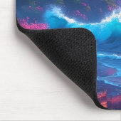 Dreamwave-Pagode am Meer Mousepad (Ecke)
