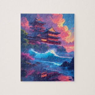 Dreamwave-Pagode am Meer Puzzle