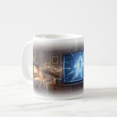 Dreamwave-Signale und Wonder Poster Kaffeetasse (Vorderseite Links)