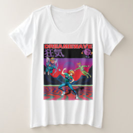 DREAMWAVE-Wahnsinn Große Größe T-Shirt