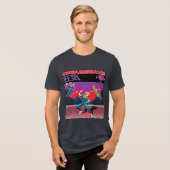 DREAMWAVE-Wahnsinn Tri-Blend Shirt (Vorderseite voll)