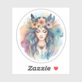 Dreamweaver: Ätherische Schönheit im Blut Aufkleber (Blatt)