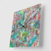 Dreamweaver Wall Clock Quadratische Wanduhr (Winkel)
