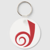 Dreamwidth 'D' Schlüsselanhänger (Vorderseite)