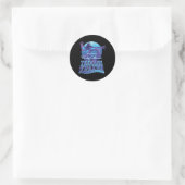 Dreamworks Ruby Gill Nage Kraken Runder Aufkleber (Tasche)