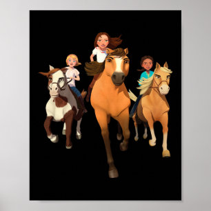 Dreamworks Spirit Riding Free - Reiten Poster