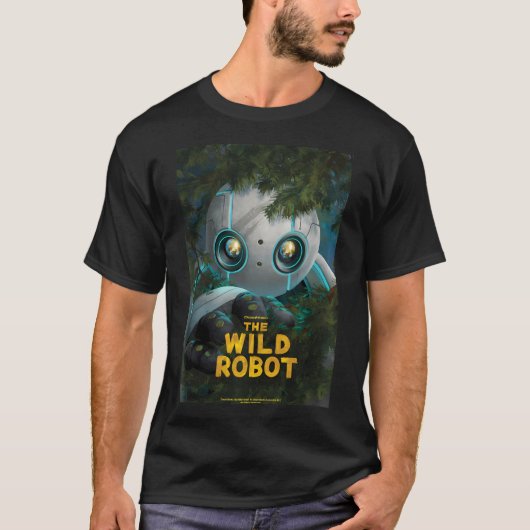 Dreamworks The Wild Robot Poster T-Shirt (Vorderseite)