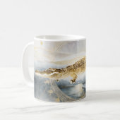 Dreamwoven Guardian Alligator Mug Kaffeetasse (Vorderseite Links)