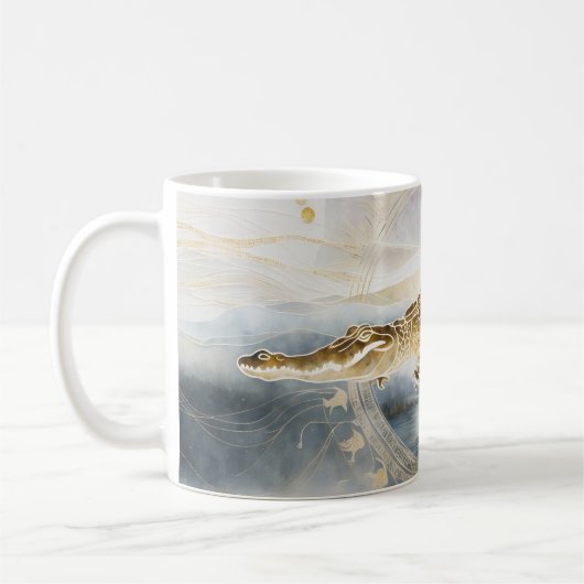 Dreamwoven Guardian Alligator Mug Kaffeetasse (Links)