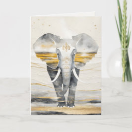 Dreamwoven Guardian Elephant Greeting Card Karte