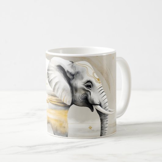 Dreamwoven Guardian Elephant Mug Kaffeetasse (VorderseiteRechts)