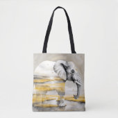 Dreamwoven Guardian Elephant Tote Tasche (Vorderseite)