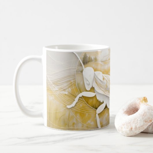 Dreamwoven Guardian Grasshopper Mug Kaffeetasse (Mit Donut)