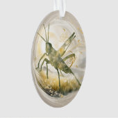 Dreamwoven Guardian Grasshopper Ornament (Vorderseite)